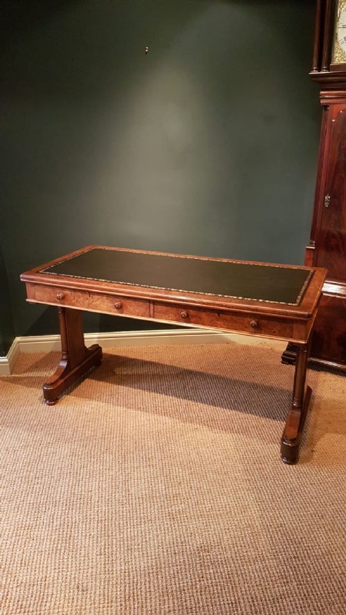 fig 2. Fine Quality Early Victorian Walnut Writing Table