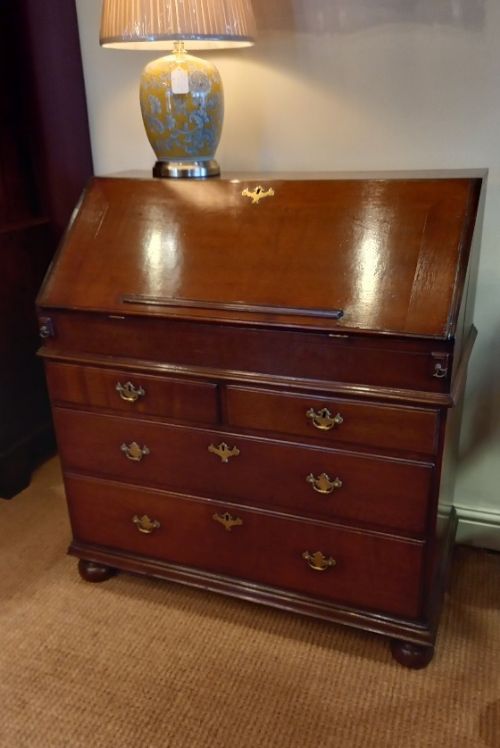 Superb William & Mary Period Oak Fall Front Bureau