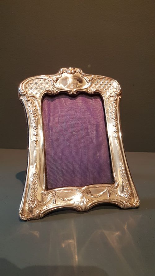 Superb Antique Silver Photo Frame