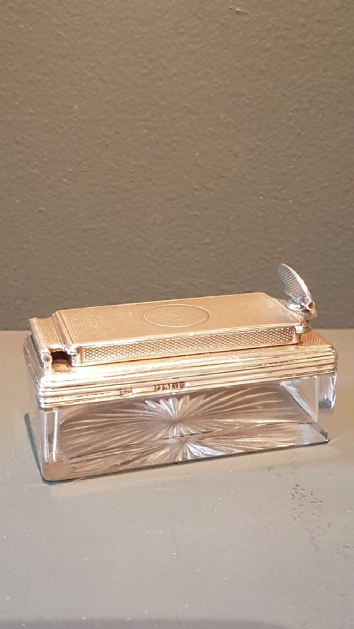 Victorian Silver Travelling Ink Well
