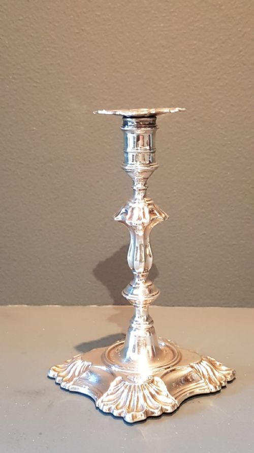 Victorian Silver Taper Stick