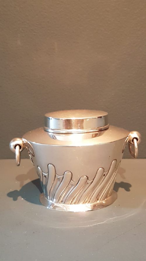 Edwardian Silver Tea Caddy
