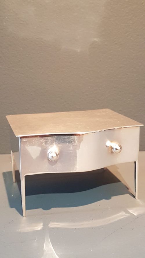 Silver Dressing Table Ring Box