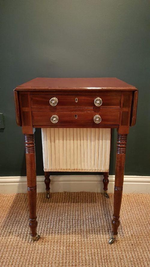 Regency Mahogany Pembroke Occasional Table