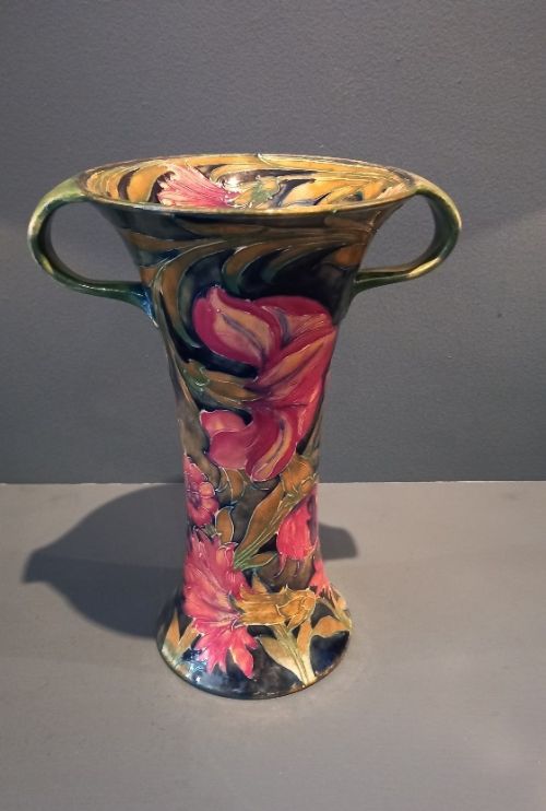 Superb Antique Moorcroft Spanish Twin Handled Vase