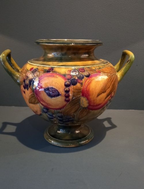 Antique Moorcroft Twin Handled Pomegranate Vase