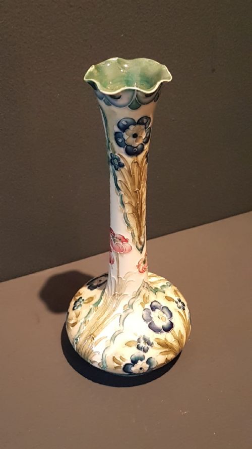 Moorcroft Mcintyre Forget-me-not and Poppy Panelled Vase
