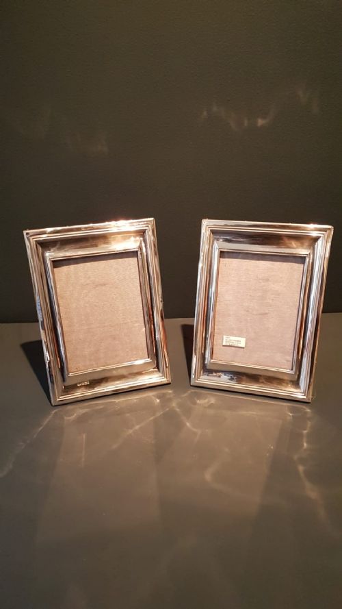Superb Pair of George V Silver Photo Frames
