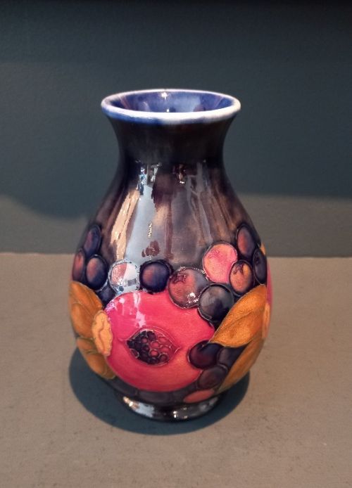 Antique Moorcroft Seeded Pomegranate Bulbous Vase
