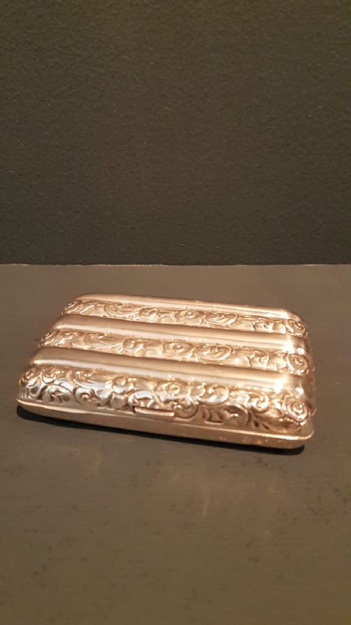 Victorian Silver Cheroot Case