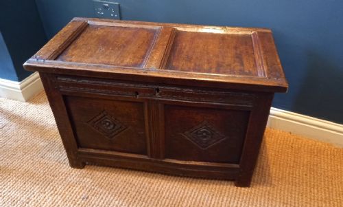 Small George I Period Oak Coffer C.1720