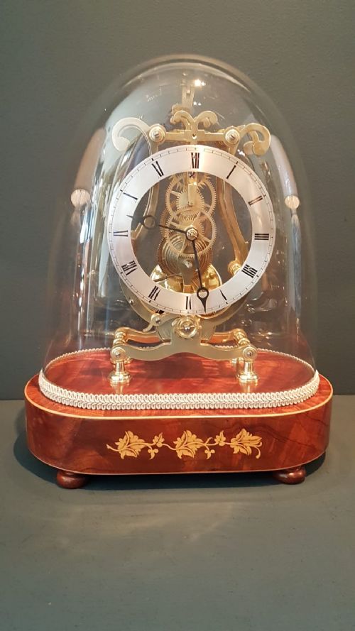 Fine Quality Victorian 8 Day Single Fusse Skeleton Clock
