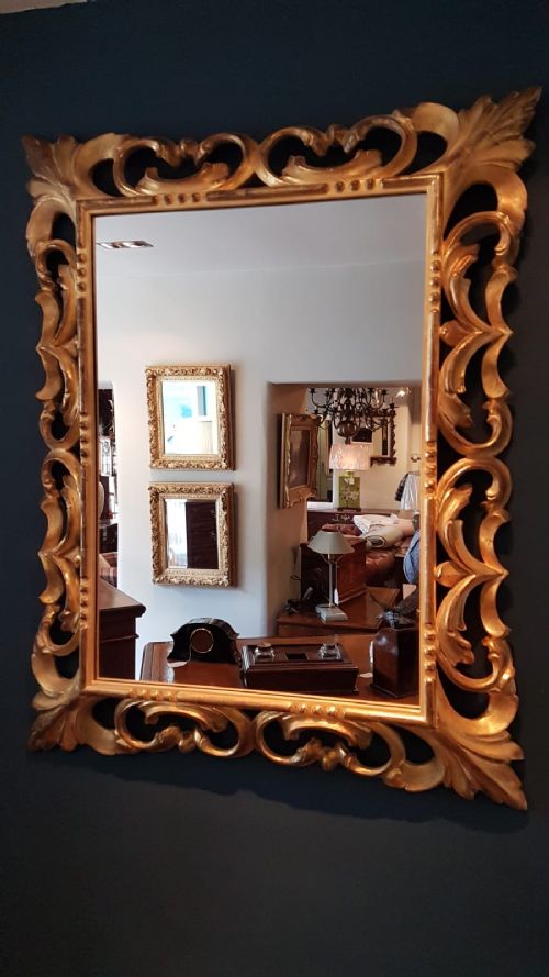 Large Victorian Timber Gilt Mirror