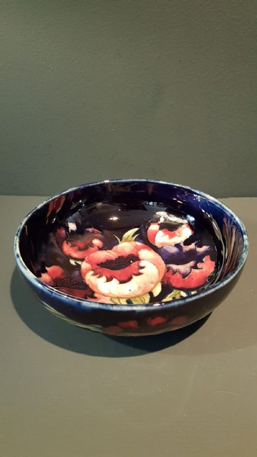 Early Moorcroft Big Poppy Bowl