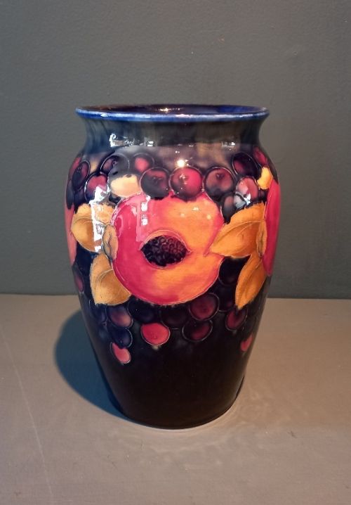 Antique Moorcroft Open Seeded Pomegranate Vase