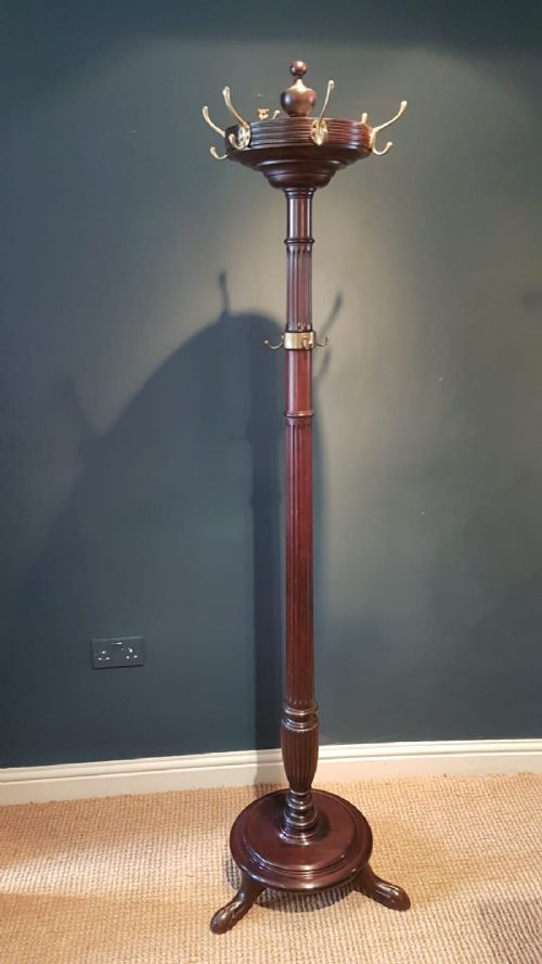 Superb Antique Mahogany Hall Tree