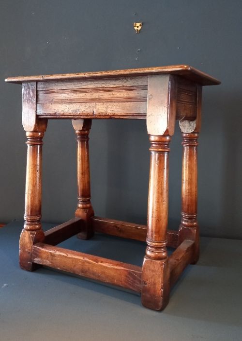 19th Century Oak Joint Stool