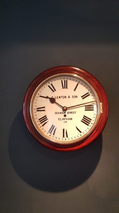 Victorian Single Fusse Dial Clock