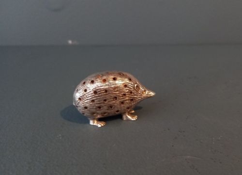 Edwardian Period Silver Hedgehog Pin Cushion