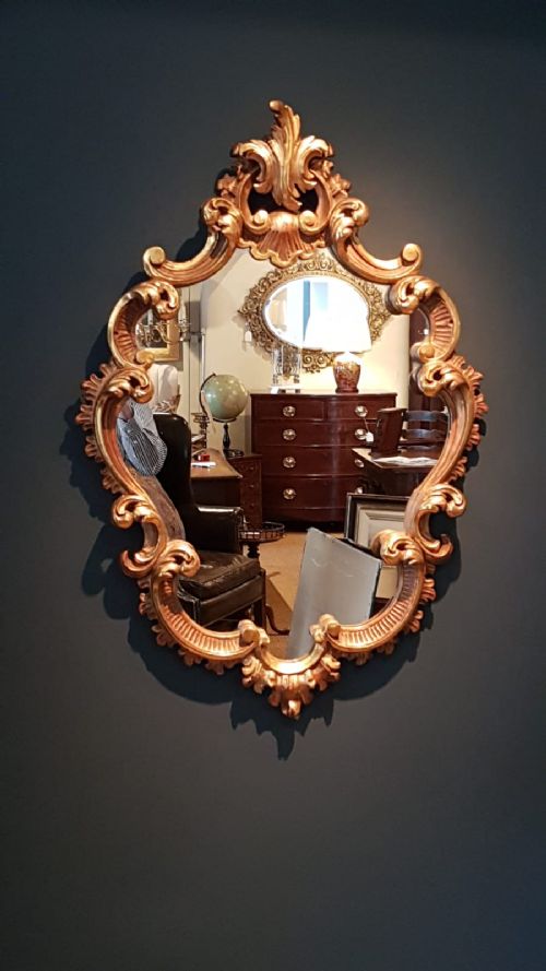 1920'S Timber Gilt Mirror