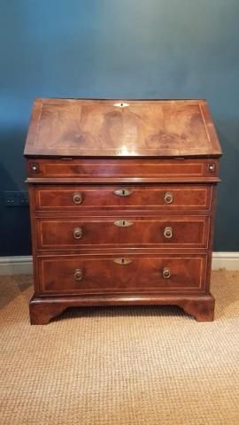 Superb George II Yew Wood Bureau