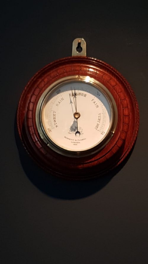 Victorian Oak Negretti and Zambra Barometer