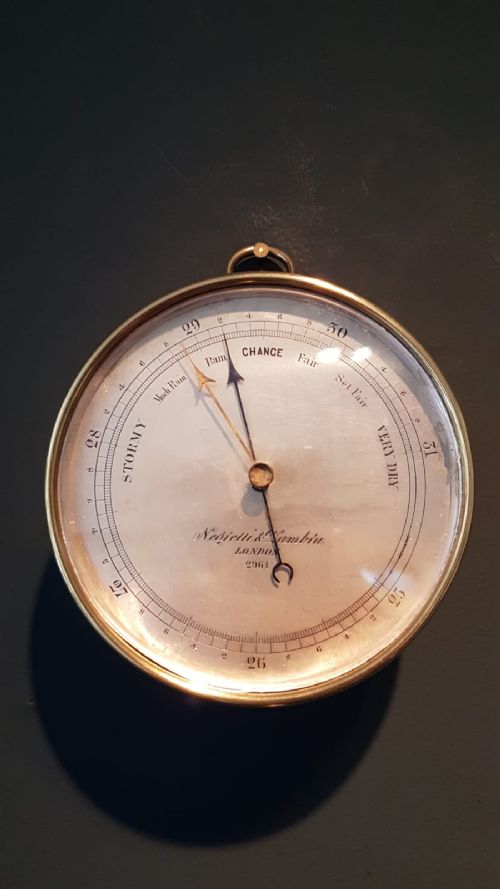 Victorian Marine Barometer by Negretti and Zambra