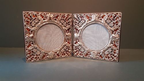 Superb Victorian Silver Double Photo Frame