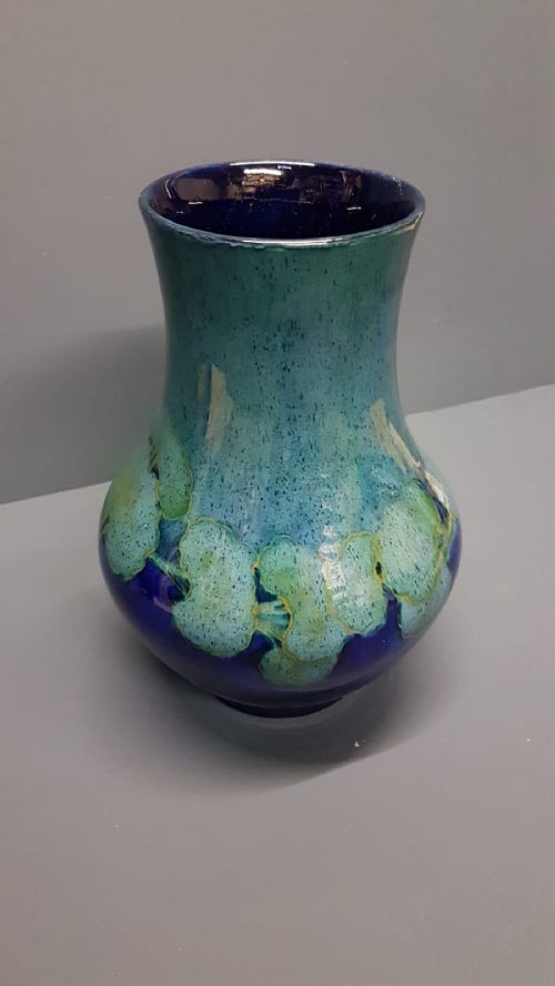 Large Early Moorcroft Moonlit Blue Vase