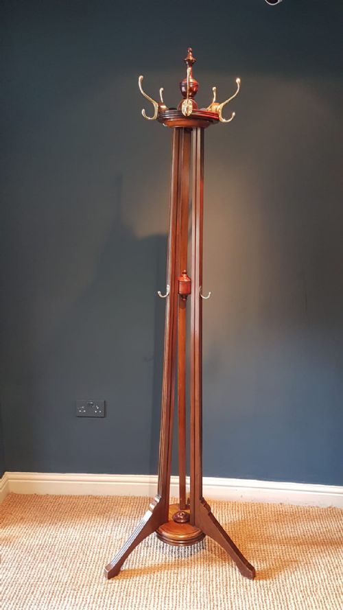 Edwardian Mahogany Coat Stand