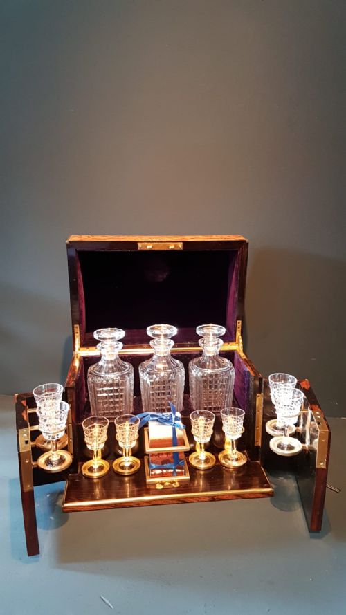 Outstanding Victorian Tantalus Box
