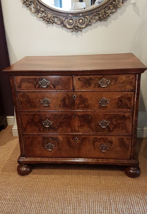 George I Walnut Chest of Drawers