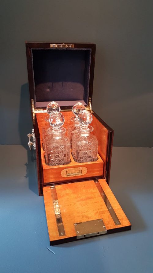 Fine Quality Victorian Caromandel Tantalus Box