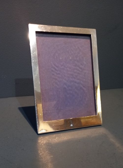 George V Period Plain Silver Photo Frame