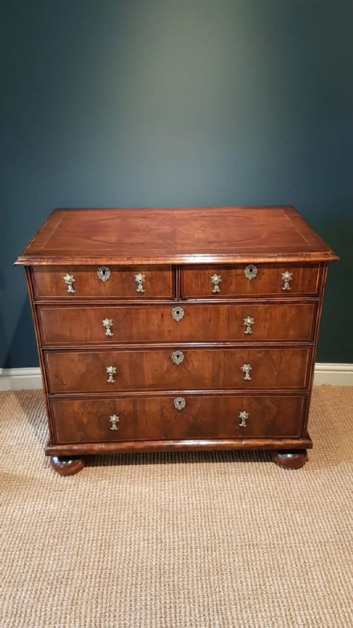 George I Walnut Chest of Drawers