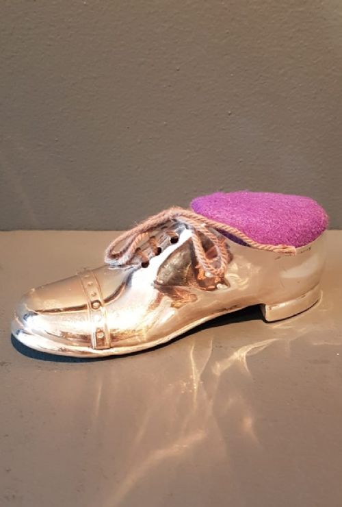 George V Silver Brogue Pin Cushion
