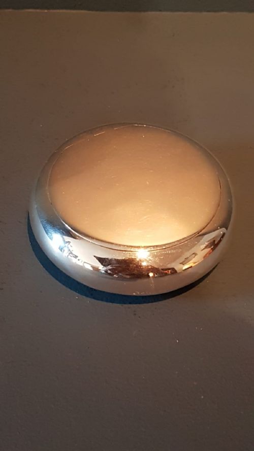 Edwardian Silver Squeeze Tobacco Pebble