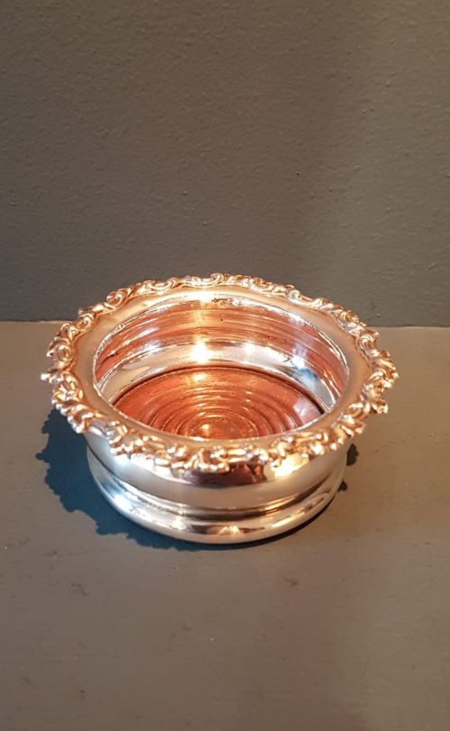 Edwardian Silver Liqueur Coaster