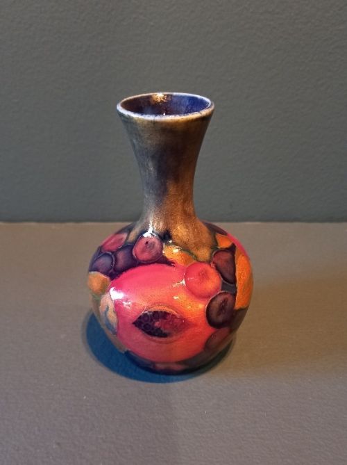 Antique Moorcroft Pomegranate Bud Vase