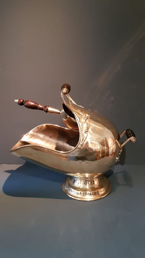 Victorian Brass Coal Scuttle