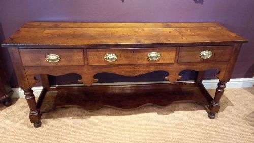 George III Period Open Pot Board Dresser