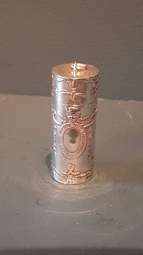 Edwardian Silver Tooth Pick Holder
