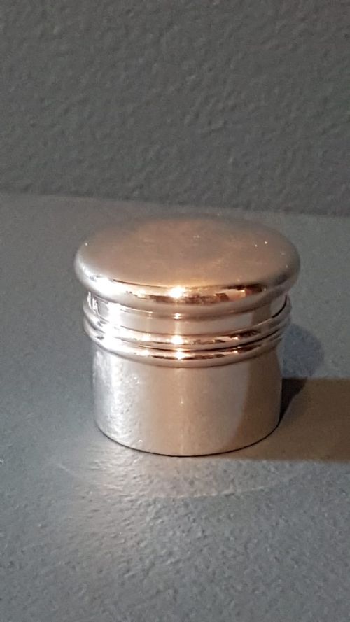 Edwardian Silver Pill Box