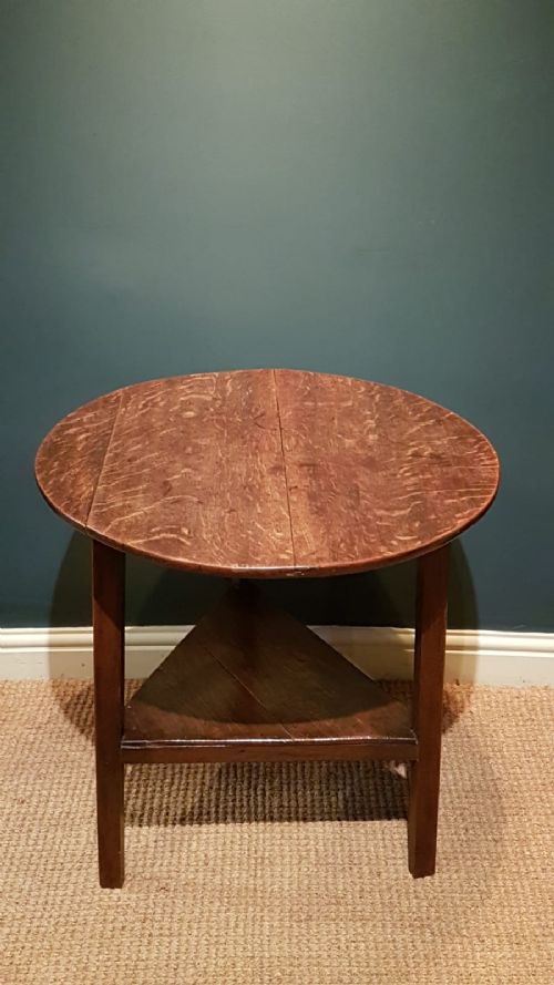 George III Oak Cricket Table