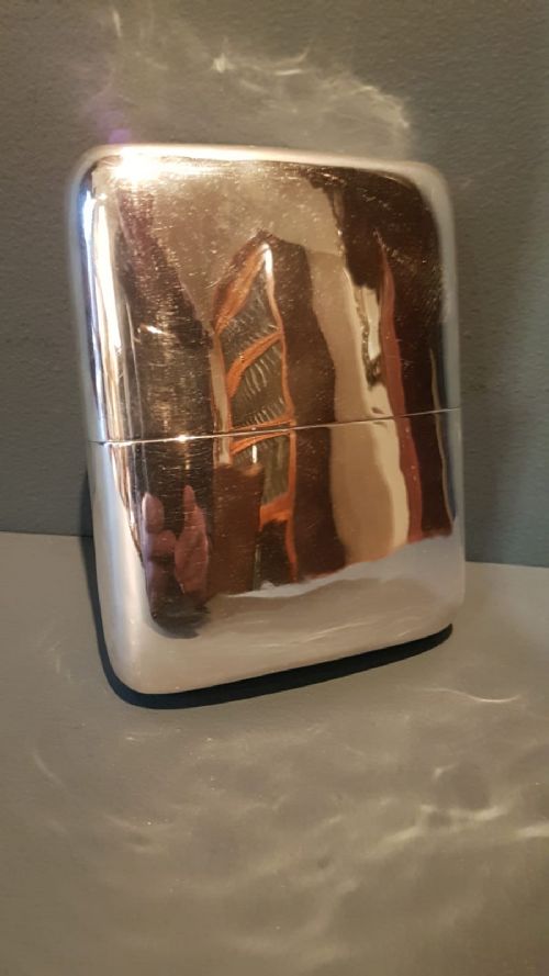Large Edinburgh Silver Hip Flask