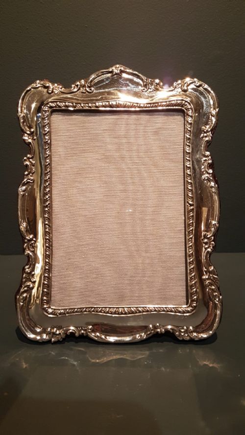 Embossed Silver Edwardian Frame