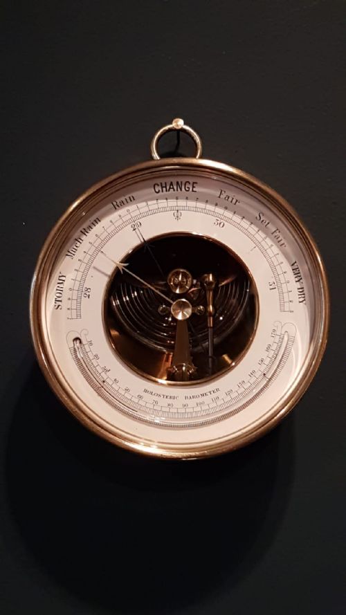 Victorian Skeletonised Marine Barometer