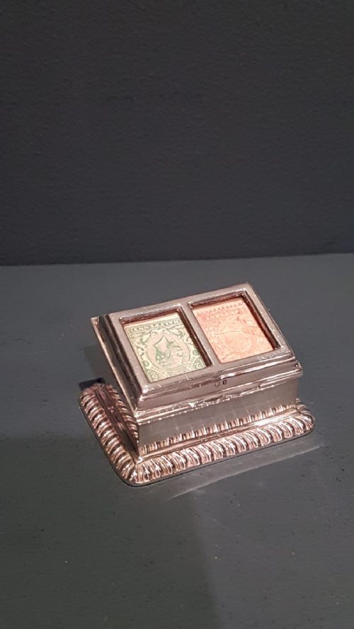 Silver Stamp Box