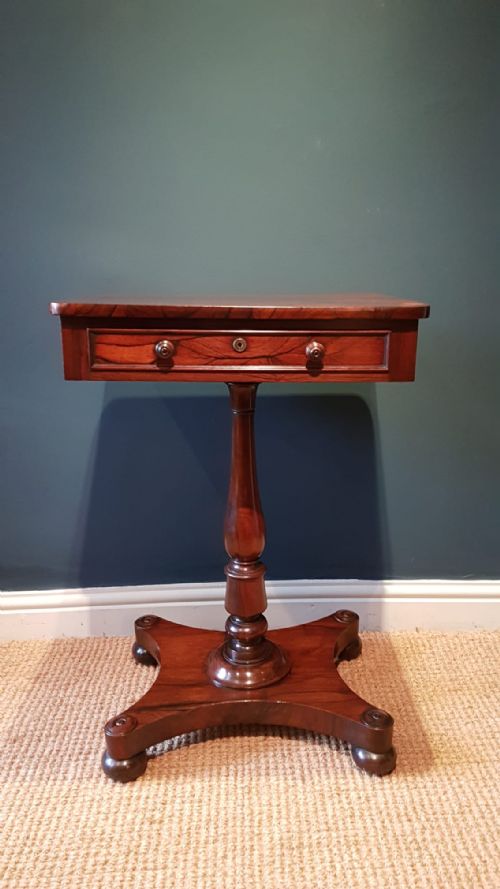 Regency Rosewood Lamp Table