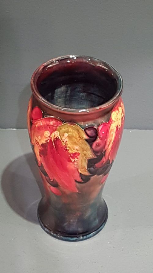 Moorcroft Leaf and Berries Flambe Vase